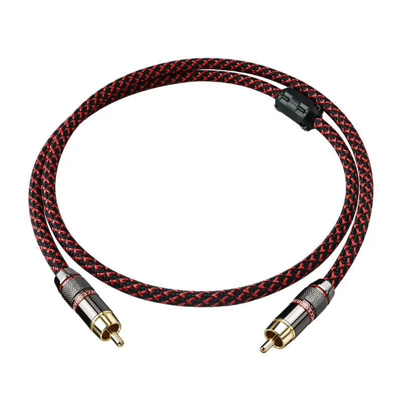 YYAUDIO 6N OFC 75ohm Hifi Digital Coaxial Audio Video Rca Cable Hi-end RCA to RCA Male Subwoofer Audio Cable Speaker Subwoofer - Image 8