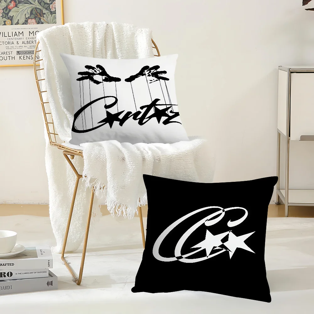 COOL FASHION C-Corteiz-s Pillow Case Suitable For Bedrooms Living Rooms Cars Home Decoration