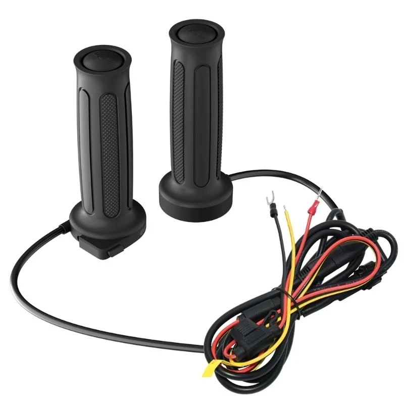 U13C Motorcycle Heated Handlebar Grips 6 Memory Modes for Riding Experience Silicone
