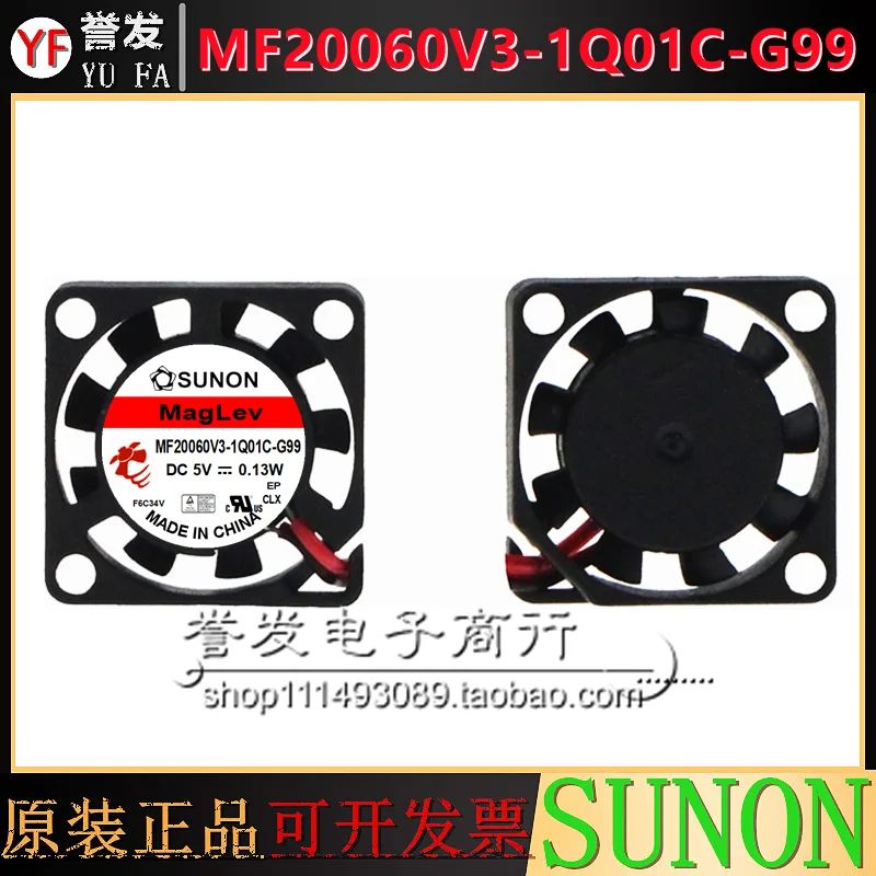 NOVO ORIGINAL MF20060V3-1Q01C-G99 5V 0.13W 2006 20x20x06mm RADIADOR DE VENTILADOR DE REFRIGERAÇÃO