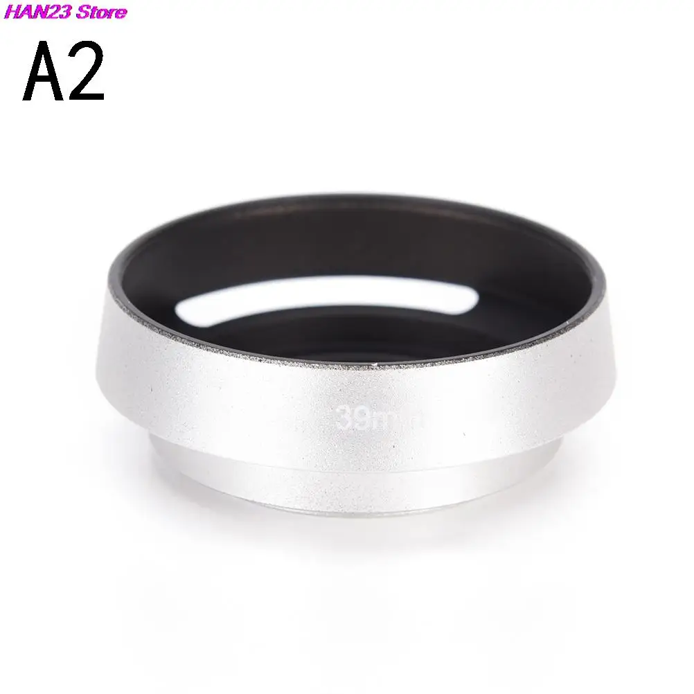 New Black Metal Camera Lens Hood For FOR Leica Canon Nikon Lens 37 39 40.5 43 46 49 52 55 58 62 67 Mm