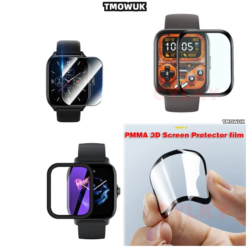 

Full Edge Coverage For Amazfit BIP 3 5 6 U Pro Active Unity GTS 2E 2 3 4 MINI, Ultimate Shield.