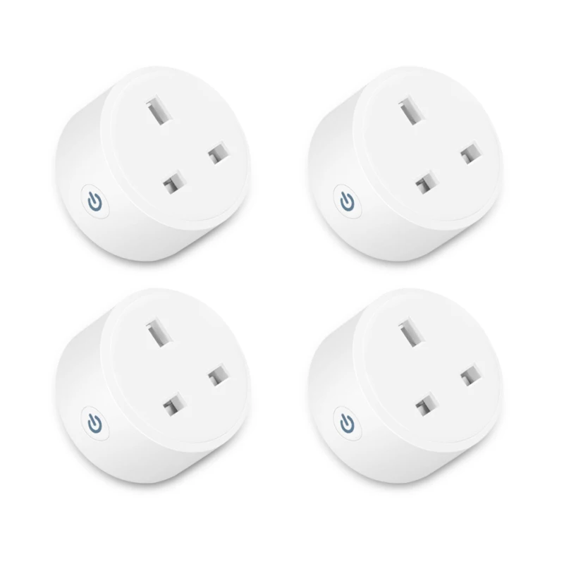 Wireless Plug 110-250v Voice Control Timer Real-time Monitoring 15a Socket Smart Plug Smart Home Remote Control