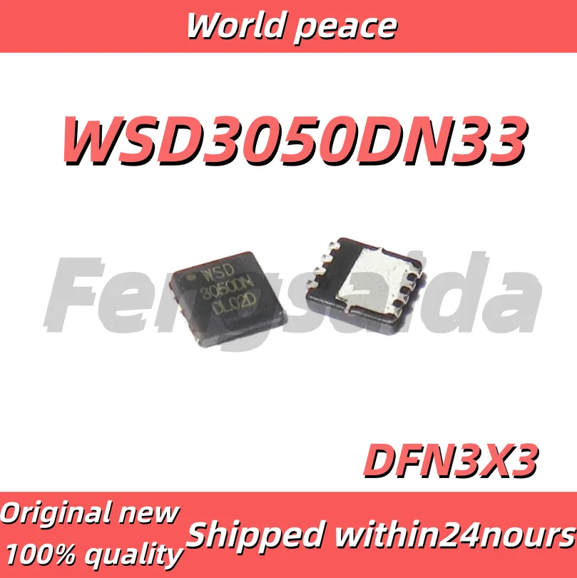 (1-10pcs)100% Brand new original WSD3050DN33 SMD DFN3X3-8 Single N-Channel 30V 50A MOSFET Field-Effect Transistor