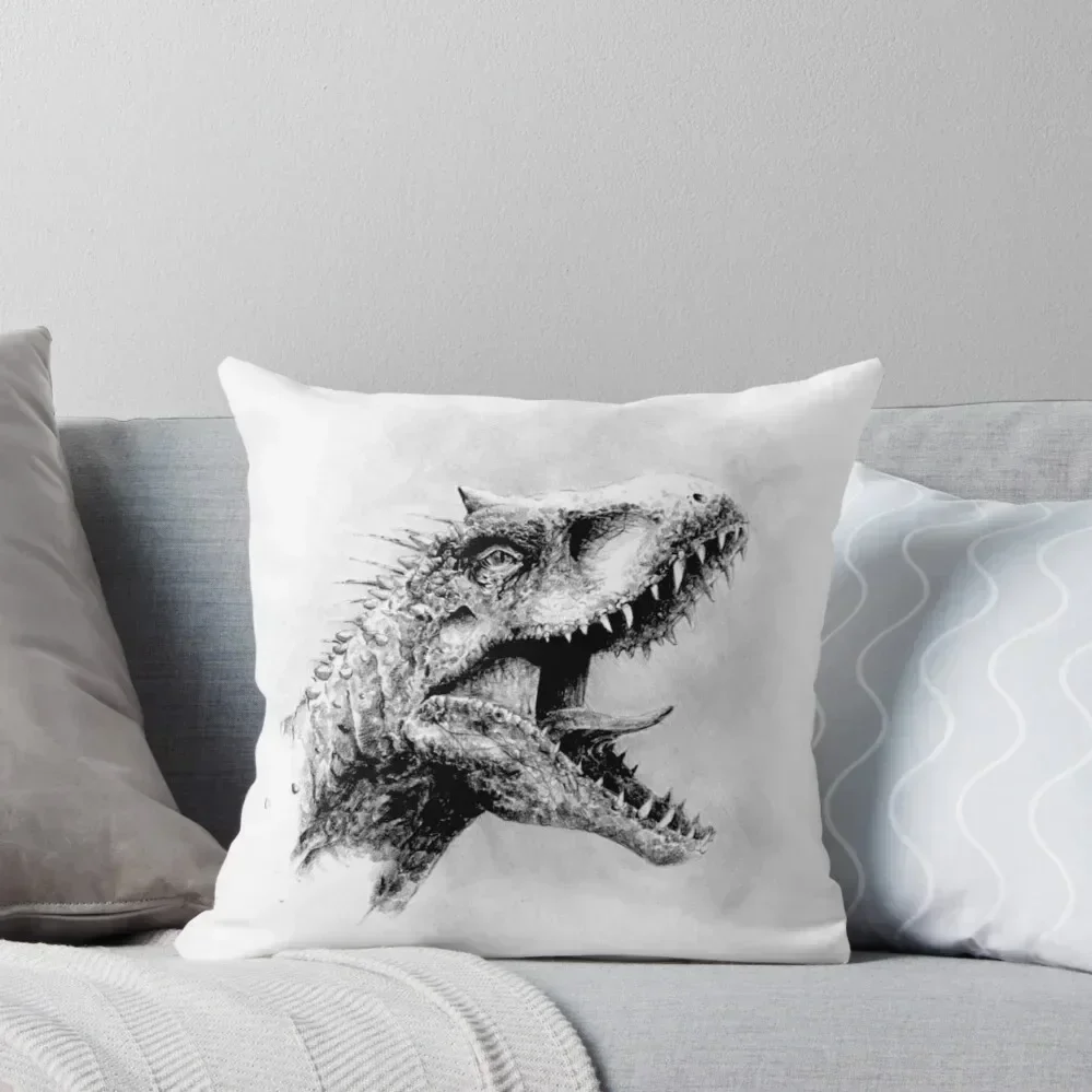 Indominus Rex Jurassic World Dinosaur Throw Pillow Bed pillowcases Sofas Covers pillow