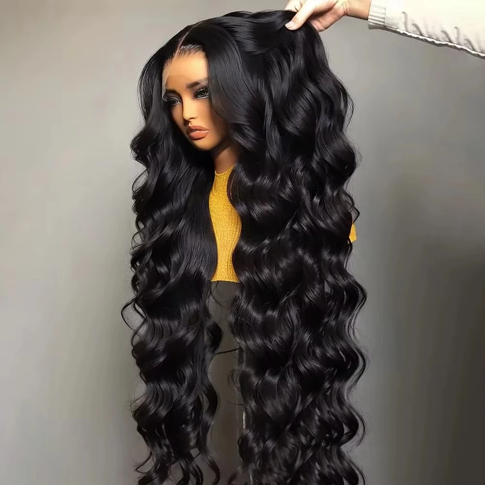 

Wewave Wear And Go Glueless Human Hair Wig Straight Human Hair Wigs Pre Plucked 1b Black Wig 5x5 4x4 40 Inch Bleached Knoted