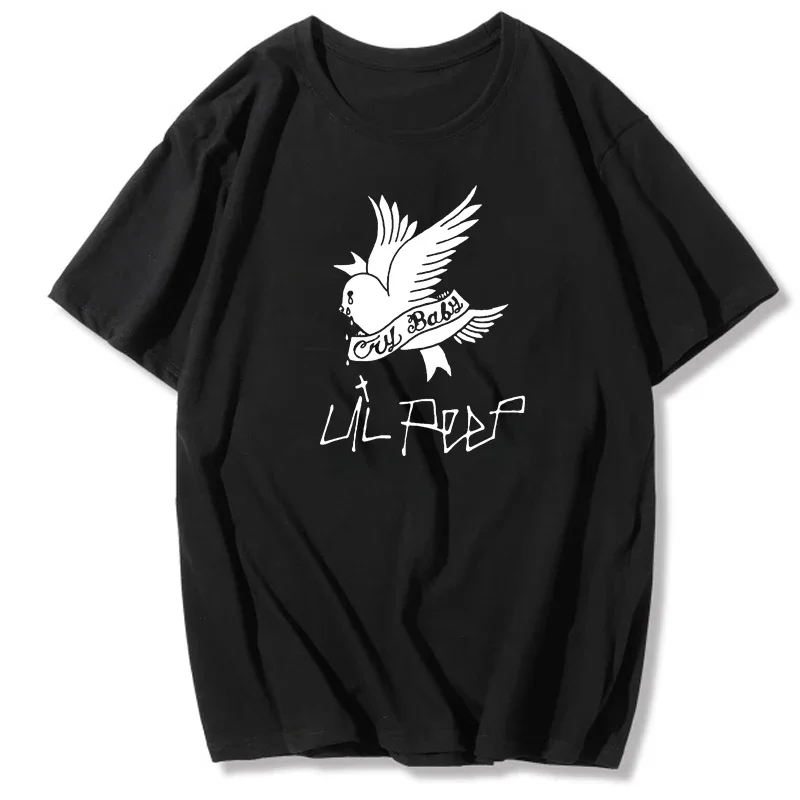 Fashion Hip-hop T-shirt Lil Peep T-shirt Print Love Lil Peep Women\'s Black T-shirt Women Short Sleeve Summer New Female Tops Tee