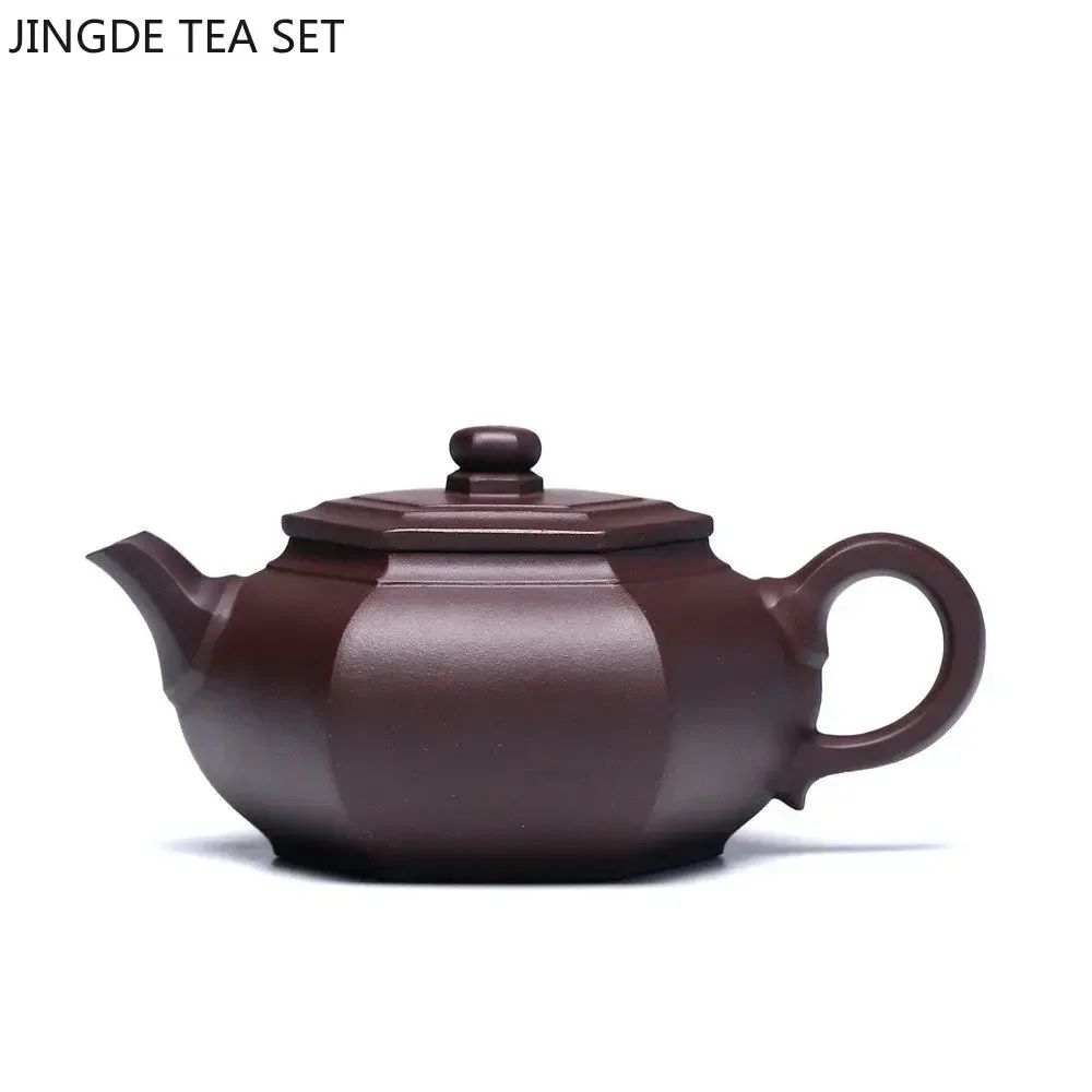 

300ml Boutique Yixing Purple Clay Teapot Chinese Beauty Kettle Master Handmade Filter Tea Infuser Household Tea Set Accessories