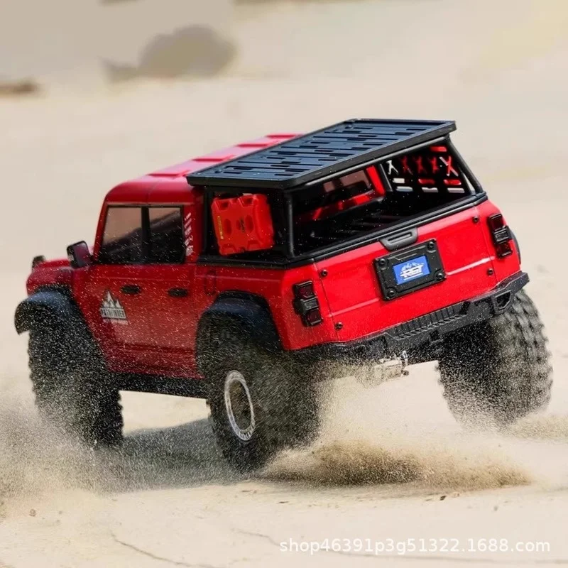 RGT EX86150 1:10 مقياس 4WD RC متسلق الصخور بدون فرش مع نقل سرعتين وهيكل معدني هدية عيد ميلاد