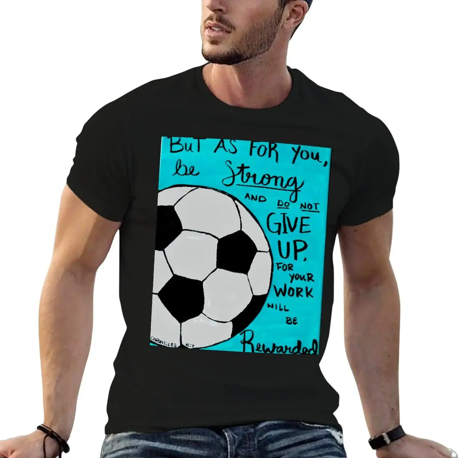 

Soccer T-Shirt vintage t shirts shirts graphic tees plus size tops heavy weight t shirts for men