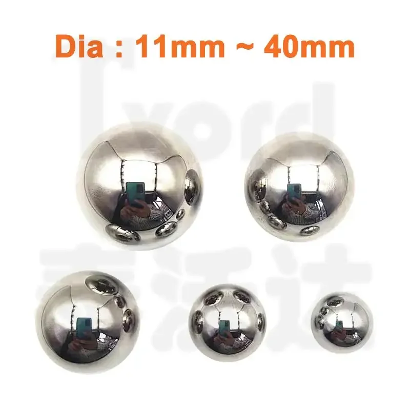 

304 Stainless Steel Ball Dia 11mm 12mm 13mm 14mm 15mm 16mm-40mm High Precision Bearing Balls Smooth Solid Round Ball Bead
