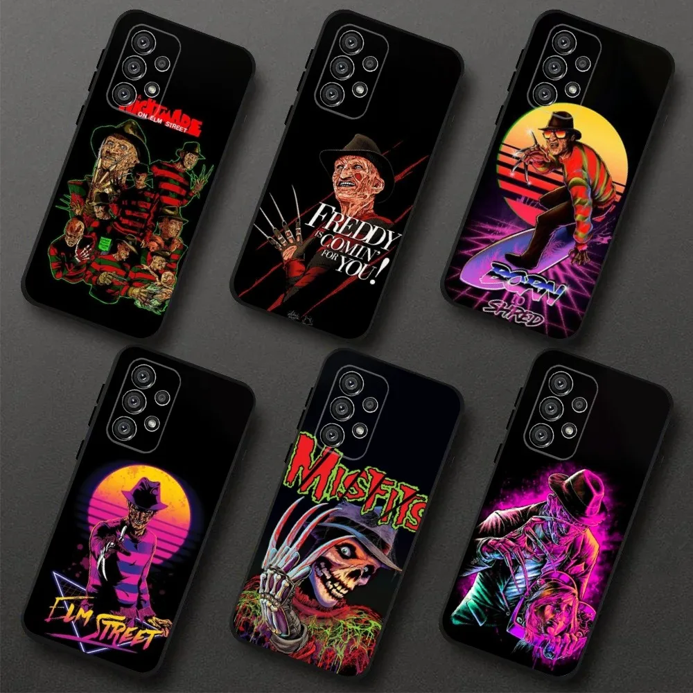 Чехол для телефона F-Freddy из фильма ужасов K-Krueger для Samsung Galaxy A20,A21s,A22,A31,A32,A52,A53,A72,73,A80,A91, мягкий черный Чехол