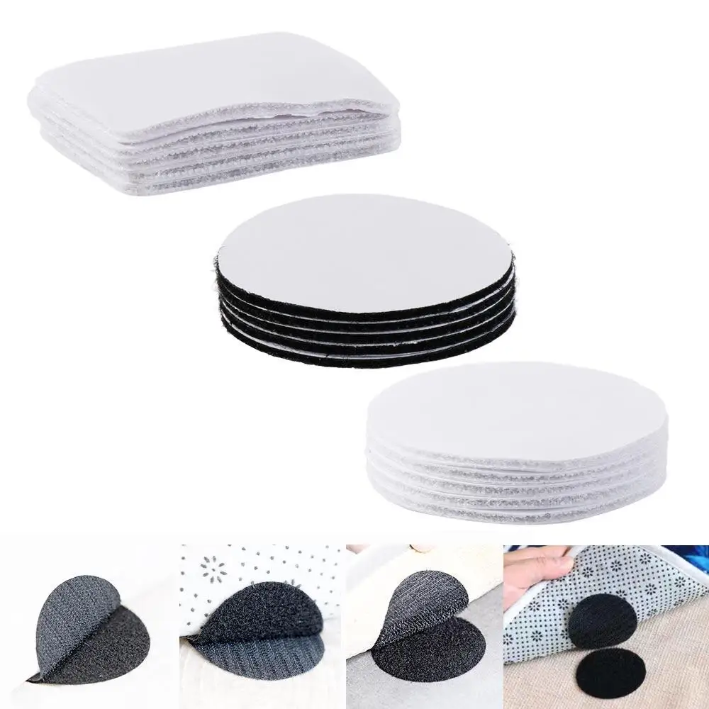 Gripper Fixing Stickers Self Adhesive Fastener Tape Gripper Pad Fastener Sticker Car Carpet Sticker Car Floor Mat Fastener