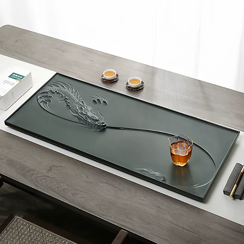 Tableware Hospitality Tea Tray Dining Luxury Valet Office Kitchen Rectangle Long Tea Tray Living Room Bandejas Home Products