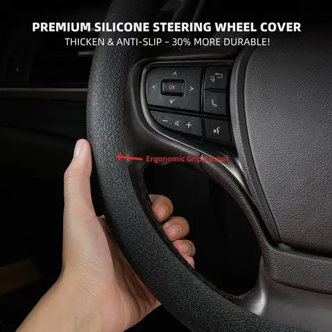 10 best sales 16 inch steering wheel cover - №6