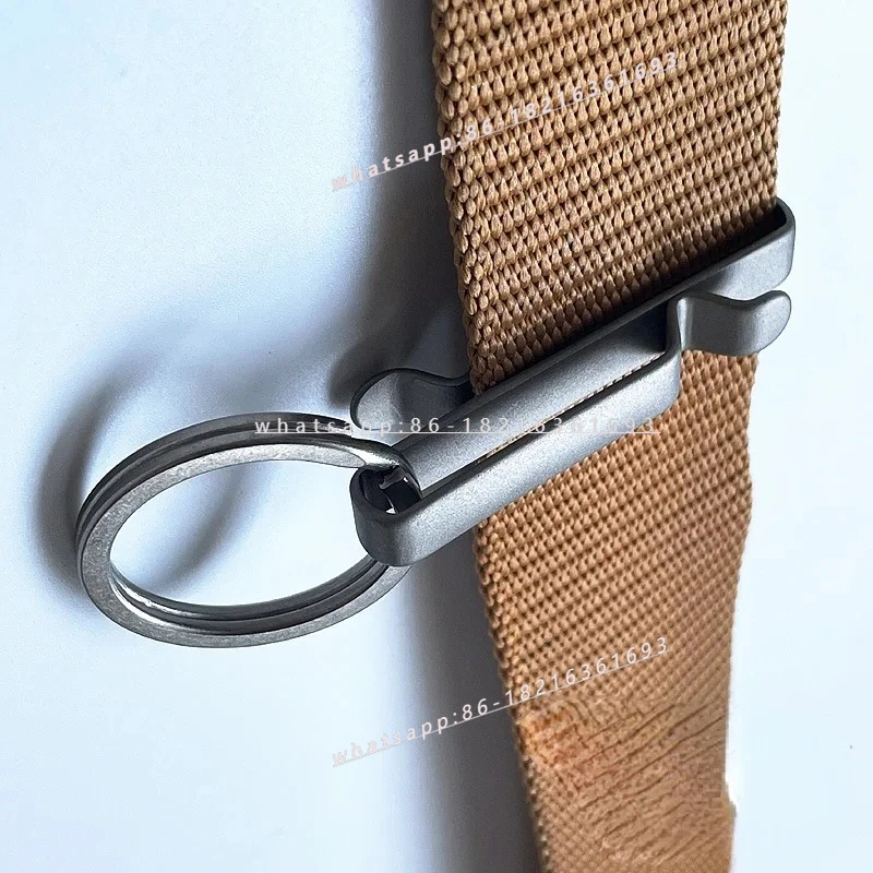 Belt Type Quick Hanging Key Ring Waist Hanging Ultra Light Portable Side Push Belt Keychain