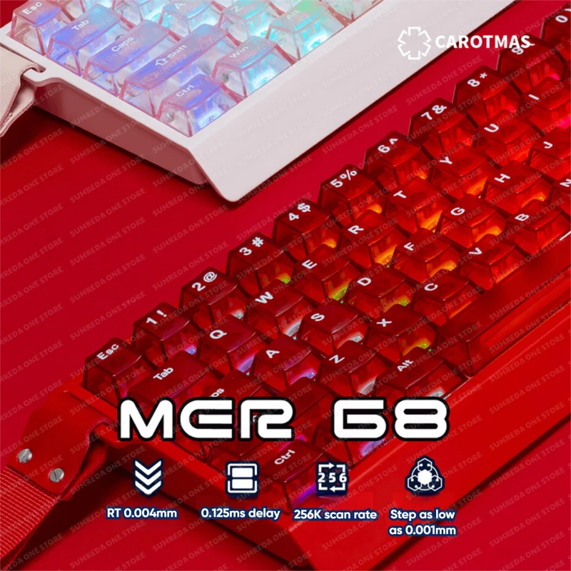 

IROK Mercury68 Pro mars68 pro игровая магнитная механическая клавиатура с быстрым запуском 0,004 мм 8K возврат 256K частота сканирования геймерская клавиатура