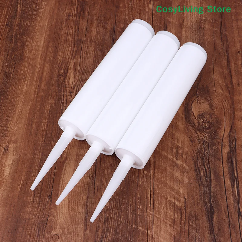[CL]1/3Pcs Caulk Caps Caulking Sealant Tube Empty Tube Refillable Sealant Bottle Tool Home Reusable Squeeze[CL]