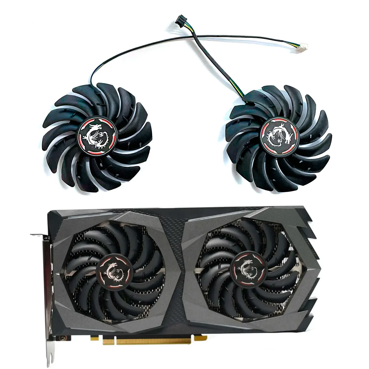 

87MM PLD09210S12HH DC12V 0.40A 4PIN RTX2060 graphics fan for MSI GeForce RTX 2060 Super GAMING X Graphics Card Fan