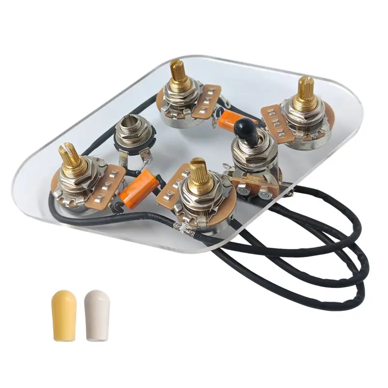 

【СПЕЦИАЛЬНОЕ ПРЕДЛОЖЕНИЕ】Комплект предварительно подключенных кабелей 2T2V для электрогитары SG с индивидуальными переключателями, аудиовыходным разъемом для гитар типа SG