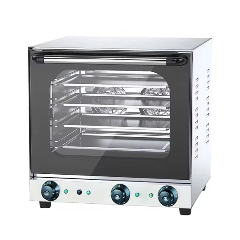 Factory Custom Circulate Evenly Heat Commercial 4-layer Large Capacity Oven Temperature-controlled and Timed Baking Oven