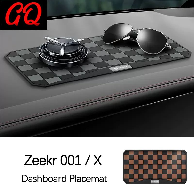 

Zeekr 001 009 Zeekr X 2021 2022 2023 2024 Автомобильный противоскользящий коврик с противоскользящим креплением на приборную панель, автомобильный коврик для телефона, аксессуары