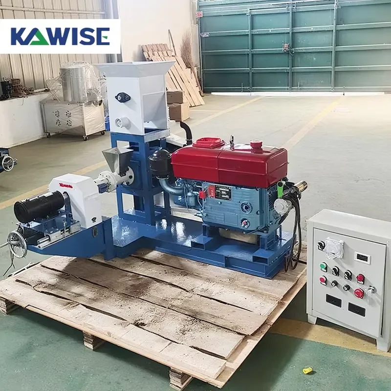 Feed Extruder Machine for Dog Cat Food Floating Fish Feed Electric Power Small Farm Feed Processing Equipment view 6