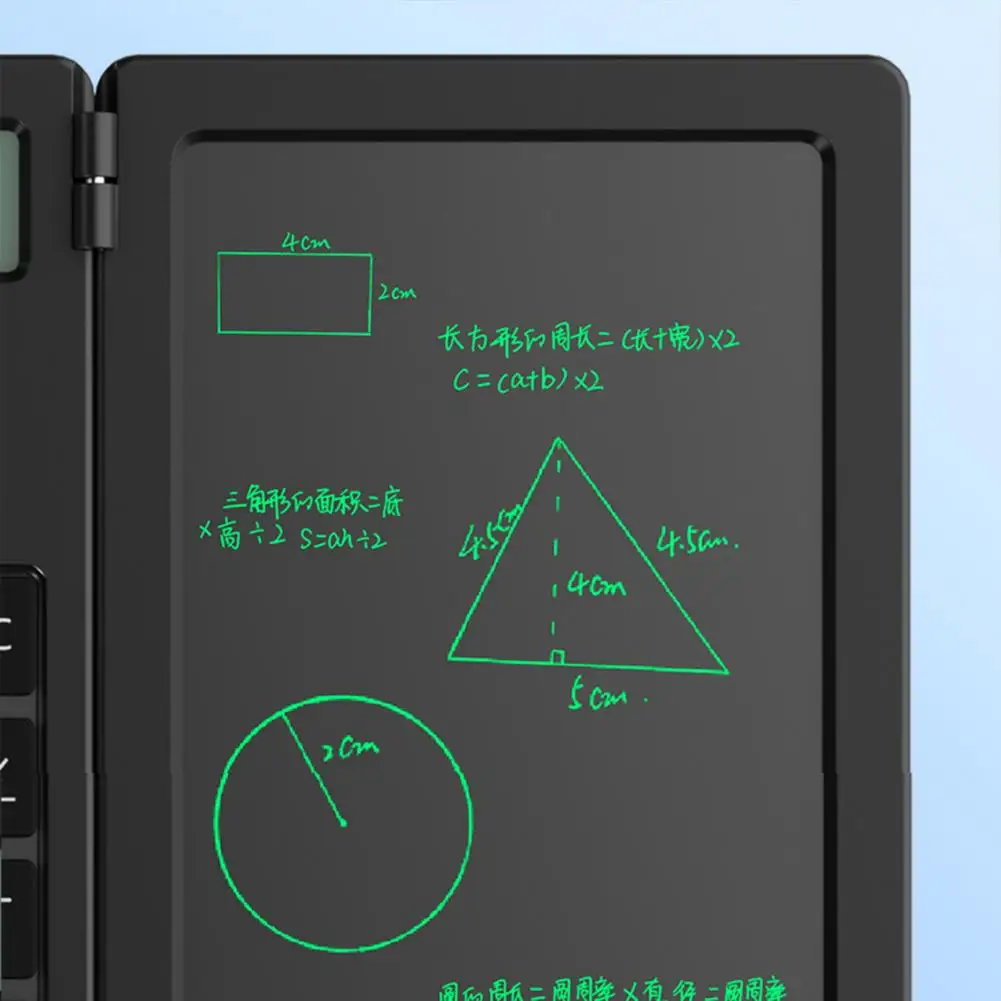 Calcolatrice lavagna LCD pieghevole 12 cifre Display trasparente calcolatrice scientifica tascabile