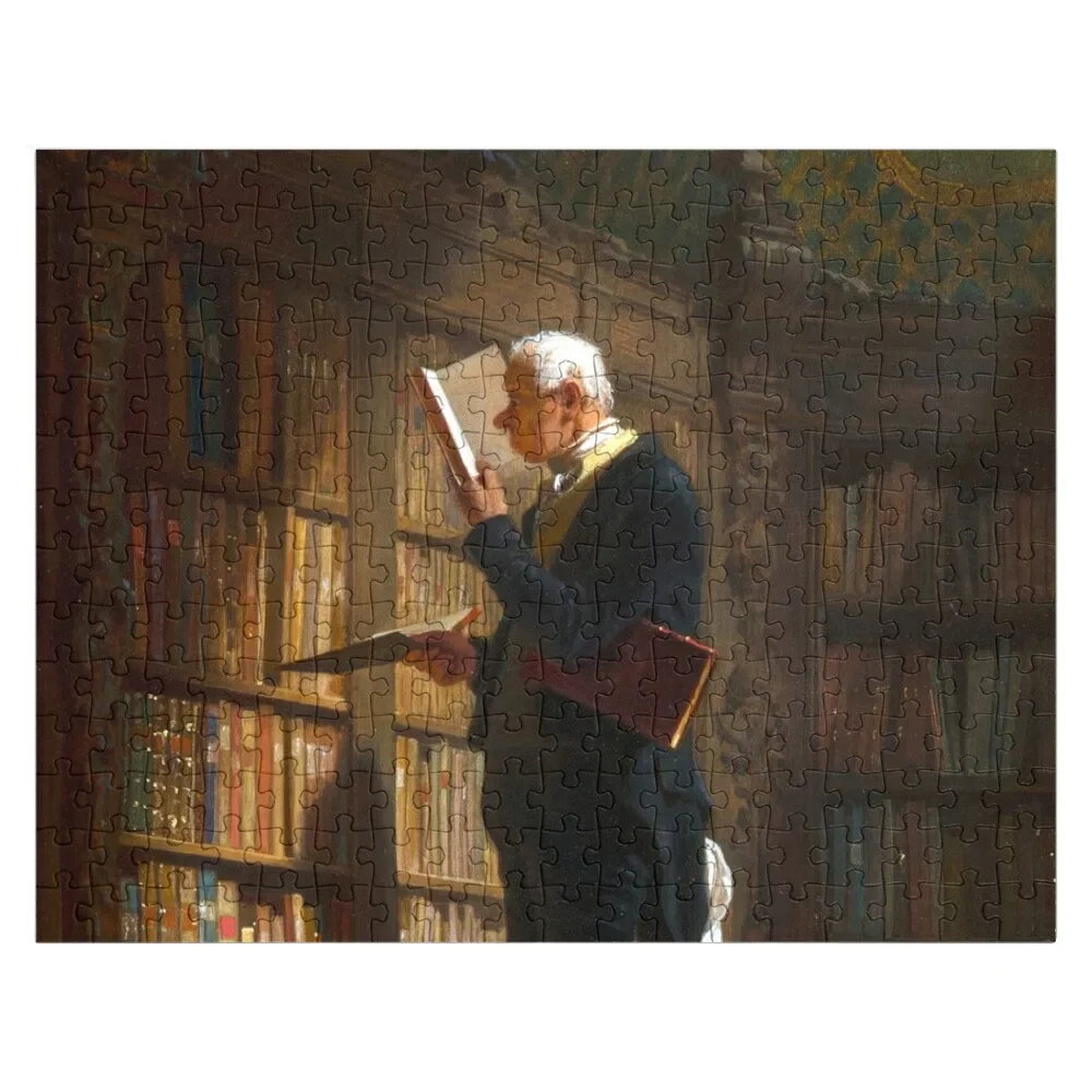 

Книжный червь - головоломка Carl Spitzweg, персонализированный детский подарок, деревянная головоломка для взрослых