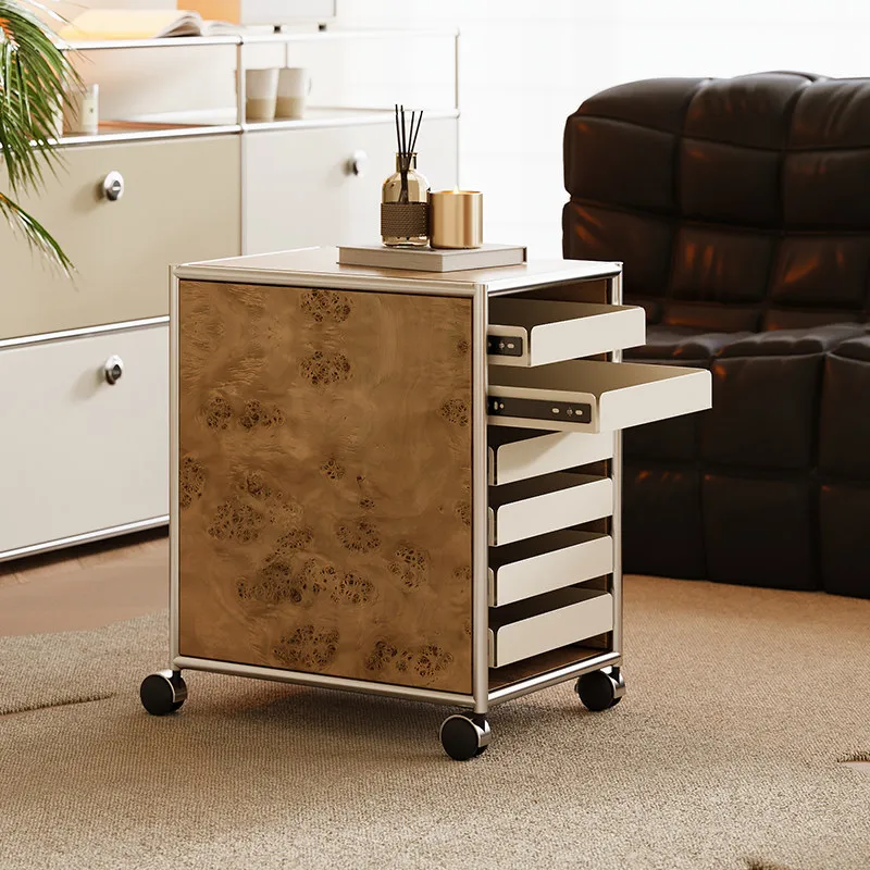 Multifunctional trolley side few storage mobile file cabinet study office