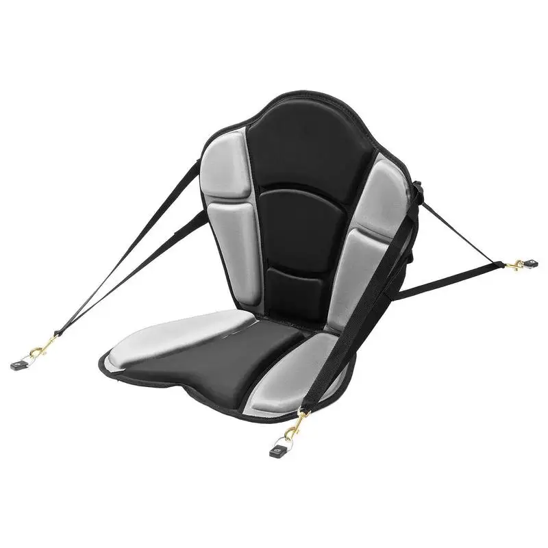 

Kayak Seat, 1 Pack 1" Thick, Universal Paddle Board Seat with Back Support, Sit-on-Top Soft Padded Cushion with Storage Bag &