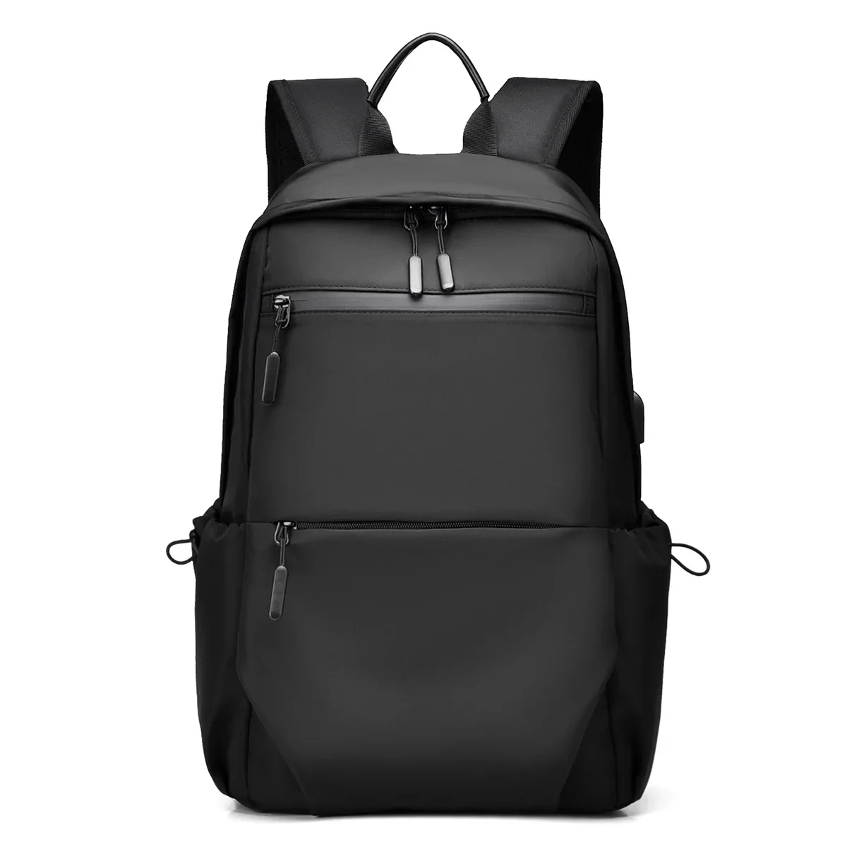 Mochilas de nailon impermeables con cremallera sólida de alta capacidad, bolso de ordenador de negocios, gran oferta 2024, Mochila para hombre, Mochila 가