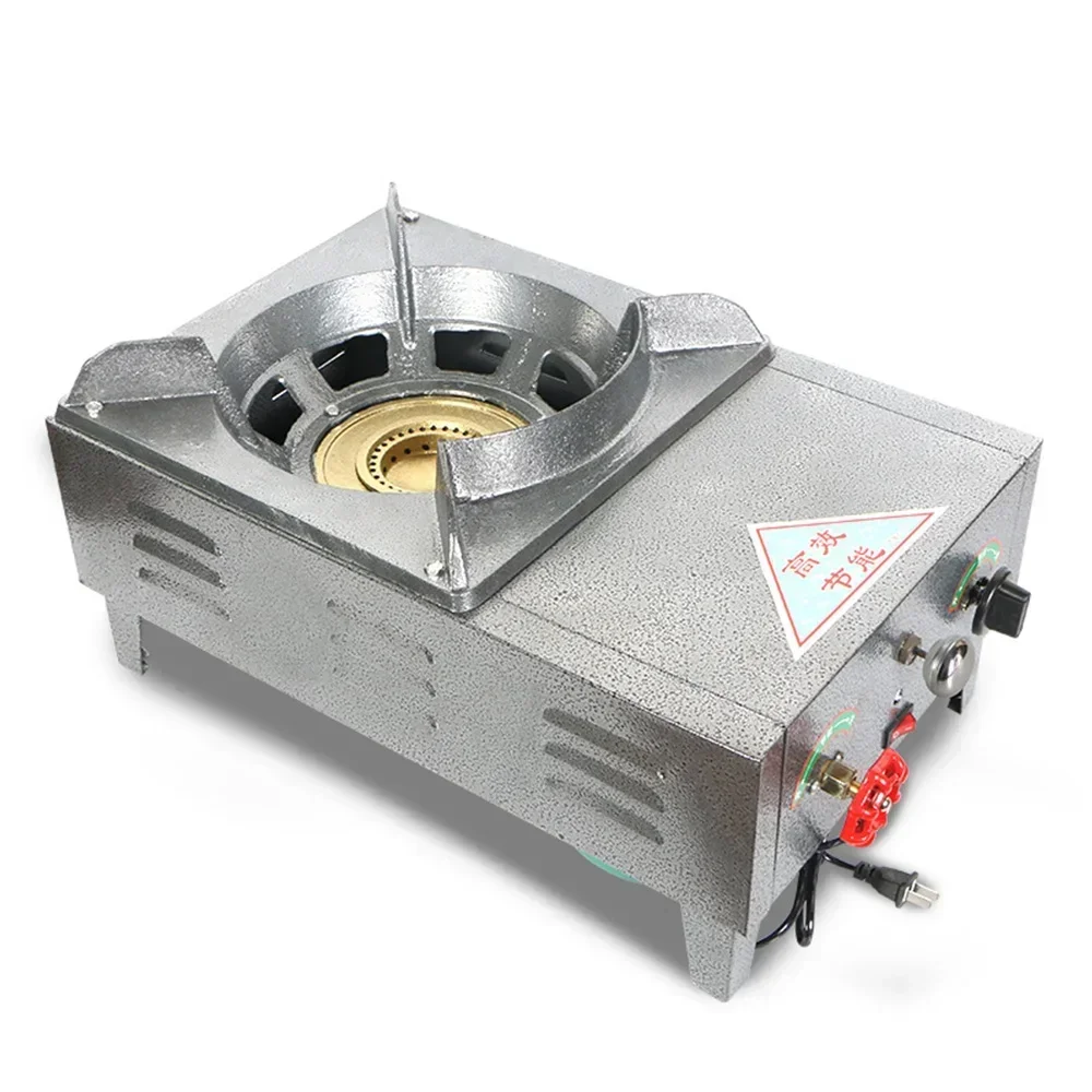 New Commercial Fierce Fire Stove Liquefied Gas Desktop Stove Natural Stainless Steel Low Pressure