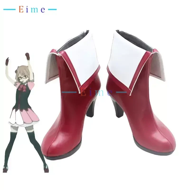 

Anime Beyond the Boundary Kuriyama Mirai Cosplay Shoes PU Shoes Halloween Carnival Boots Cosplay Prop Custom Made