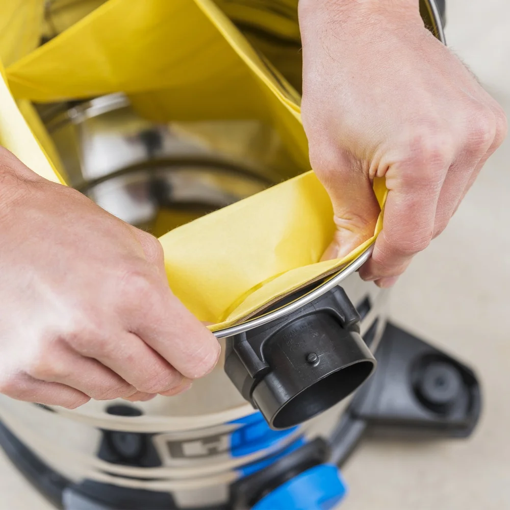 أكياس جمع الغبار عالية الكفاءة 3 عبوات من المكانس الجافة الرطبة سعة 4-9 جالون متوافقة مع معظم العلامات التجارية ومخفض مسببات الحساسية للترشيح