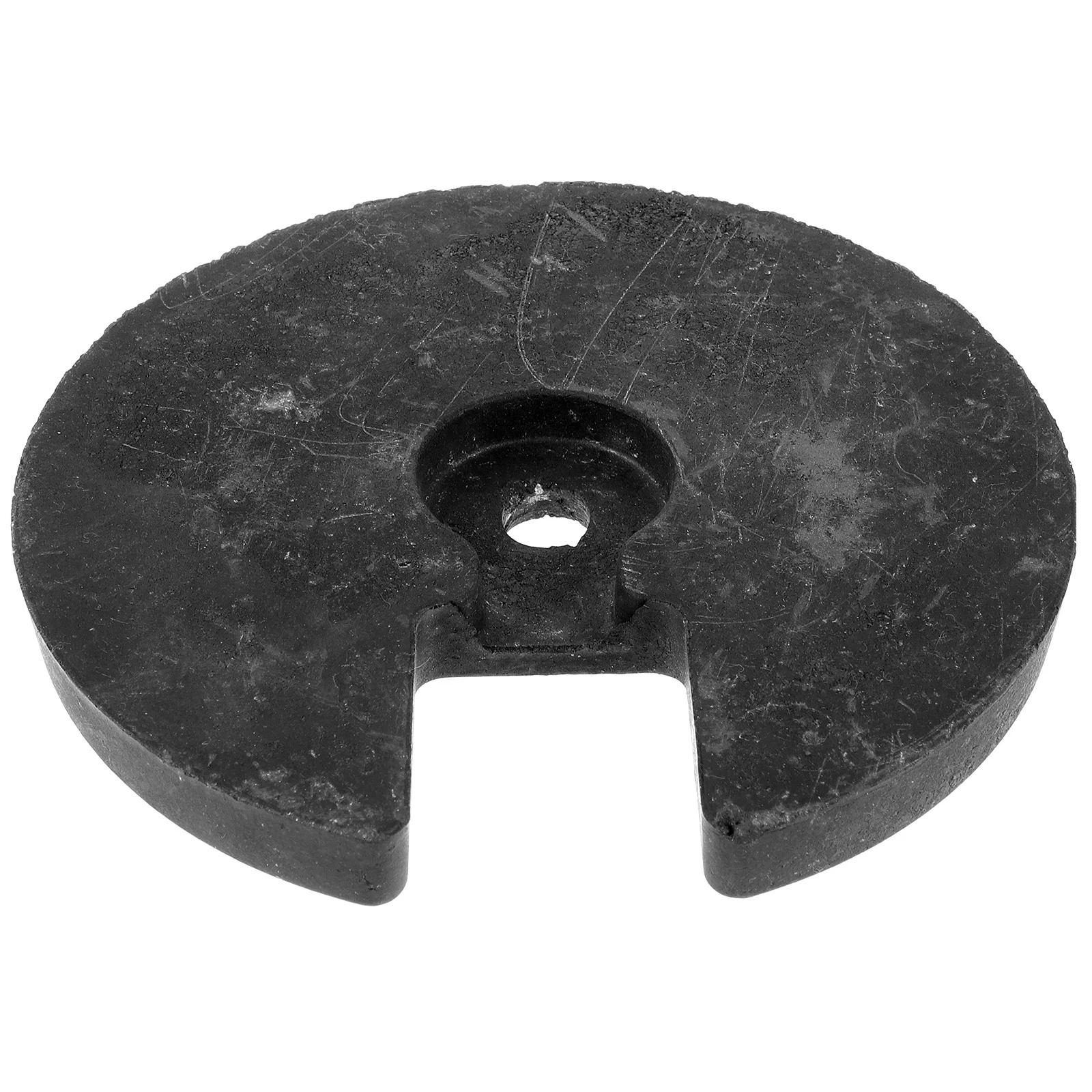 قاعدة مصباح طاولة بلاستيكية الوزن شكل دائري ثابت حامل مصباح مكتبي مرجح مضاد للطرف قاعدة بديلة مريحة للمكتب المنزلي #6