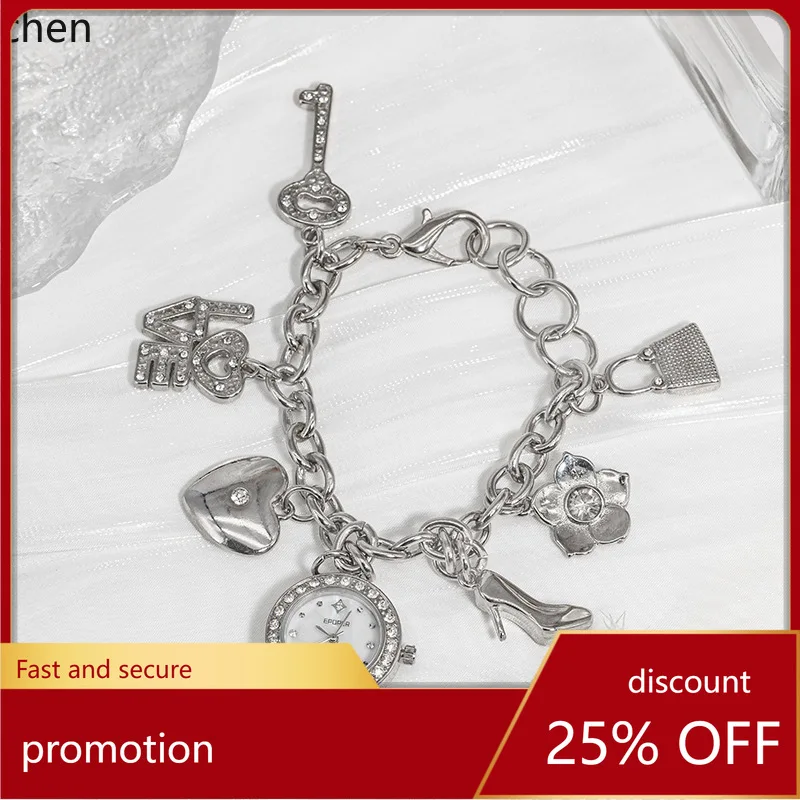 

Zml fashion diamond ladies watch girls bracelet watch