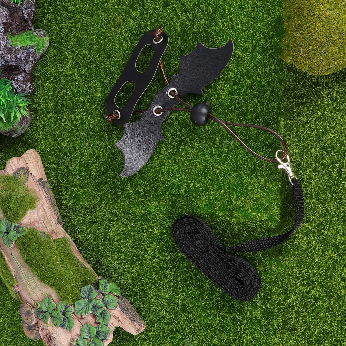 

3Pcs Reptile Harness with Artificial Traction Strap for Lizard Outdoor Walking Safety Lightweight Pet Supplies