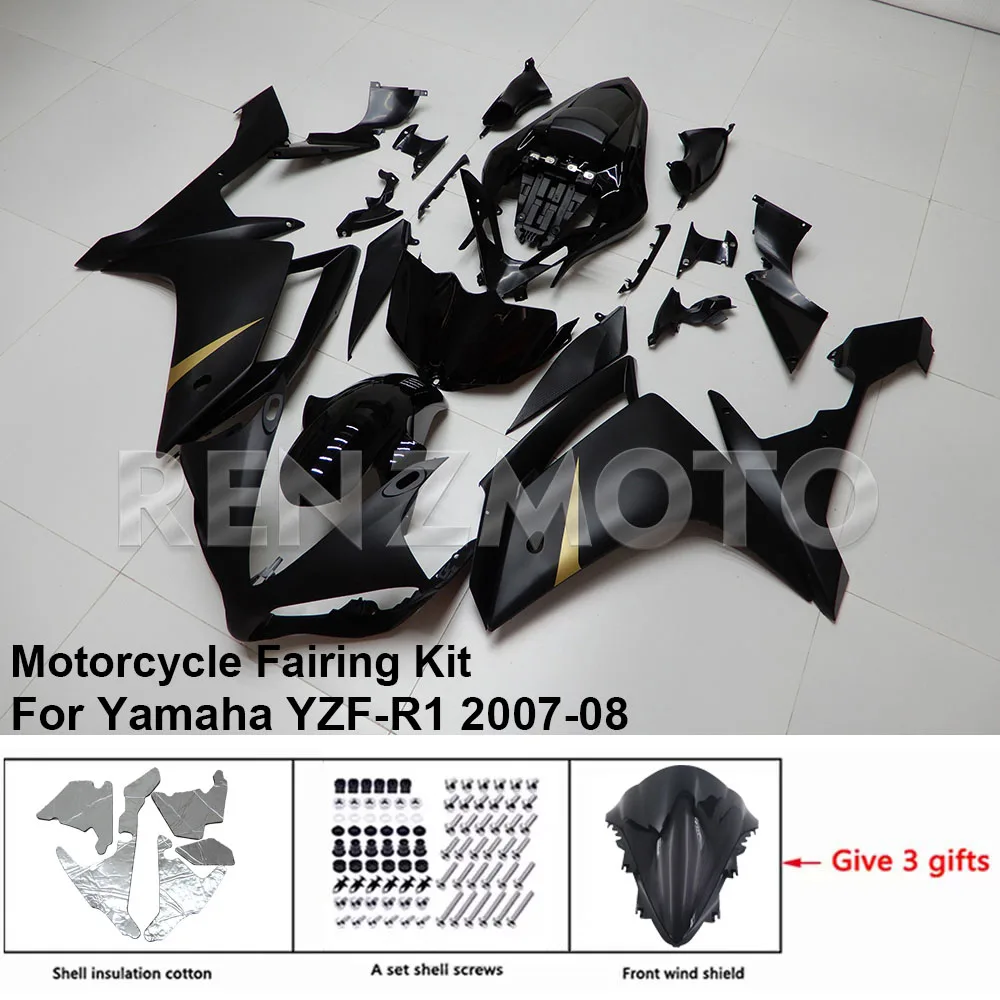 

Комплект обтекателей для мотоцикла, комплект кузова из пластика для YAMAHA YZF-R1 YZF R1 2007-2008, Аксессуары для кузова