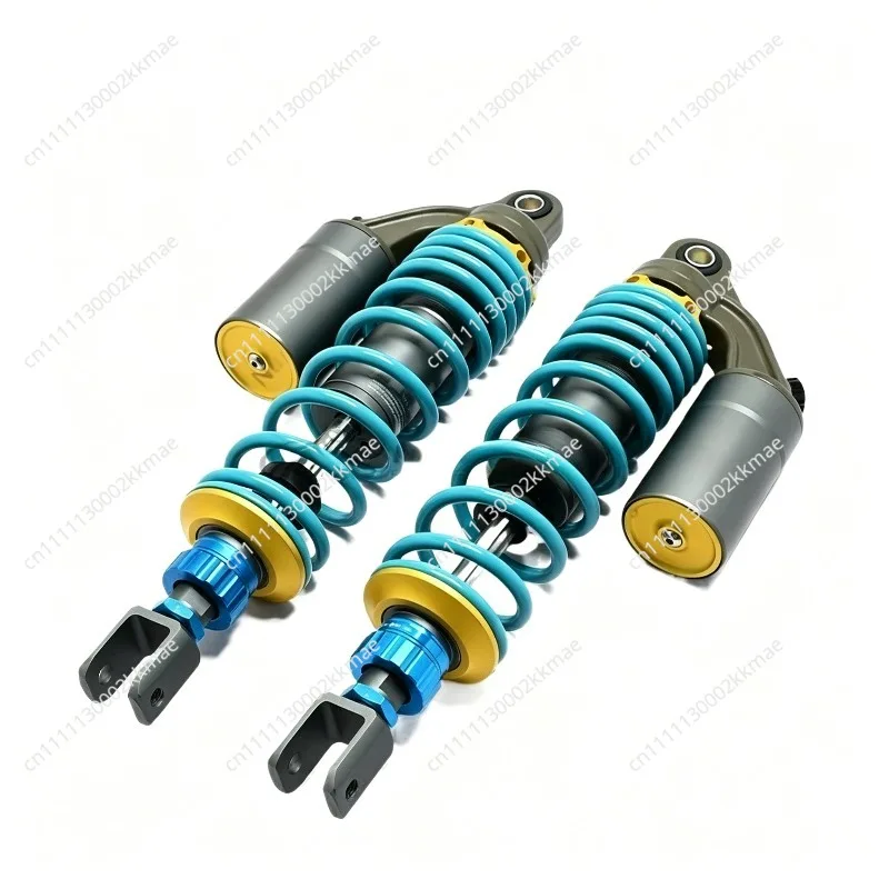 340mm 325mm Motorcycle Electric Scooter Rear Shock Absorber Adjustable Damping Soft Hard Fork Round Head