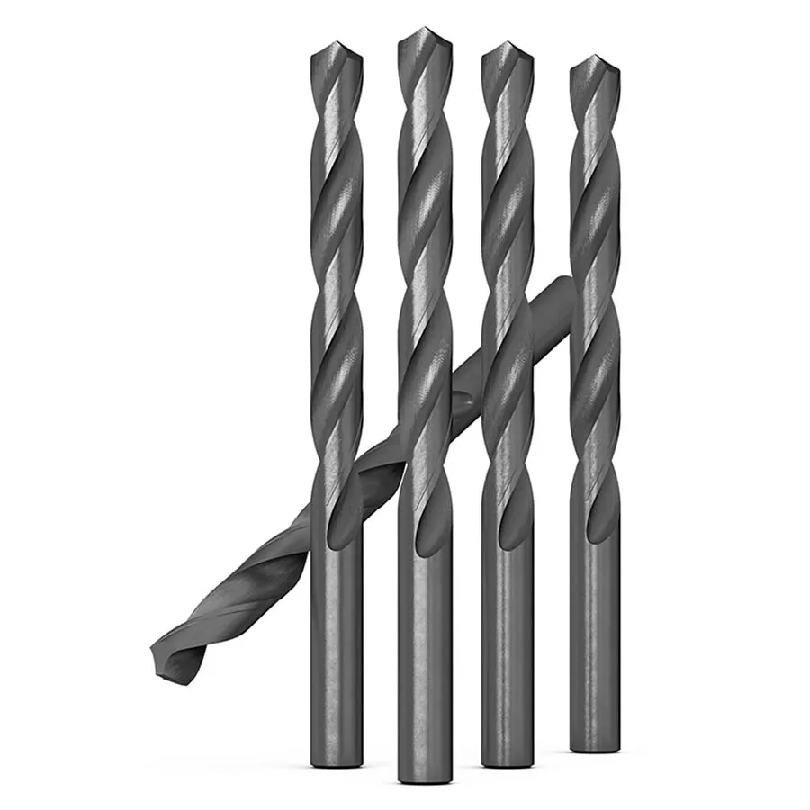 Twistdrill ad alta durezza foratura per la lavorazione del legno in plastica 4341 acciaio ad alta velocità codolo dritto Rolling Drillbit Sharp resistente all'usura