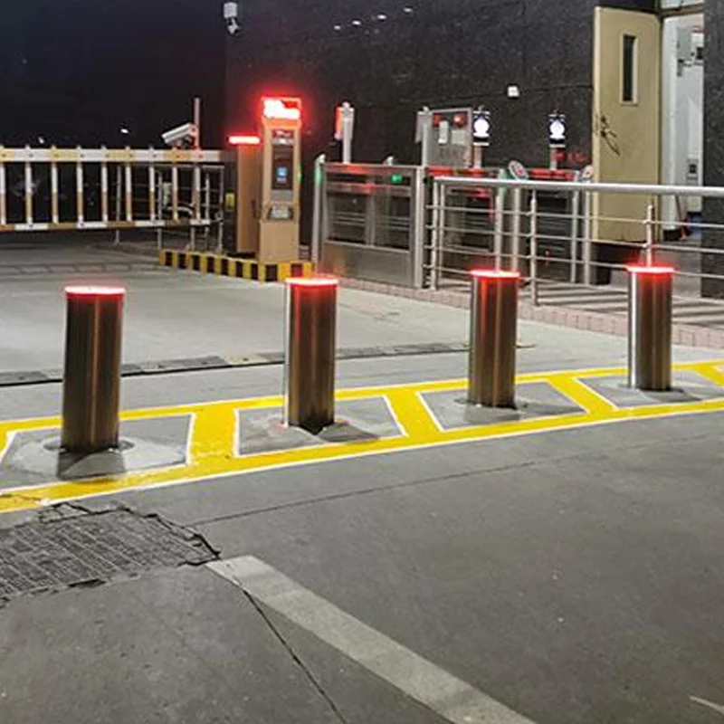 Traffic Bollard Pole No-installation Drainage Automatic Hydraulic Rising Bollard