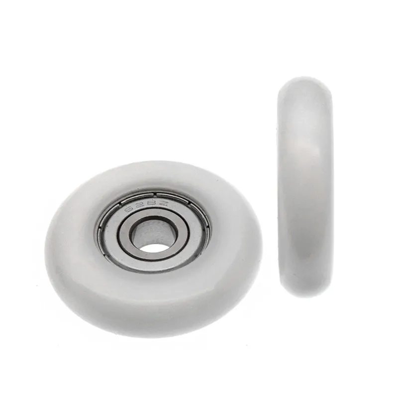 628 Plastic Coated Ball R5 Globoidal Pulley Roller Bearing Wheel 4cm Guide Wheel Pom POM Wheel 8*40*10