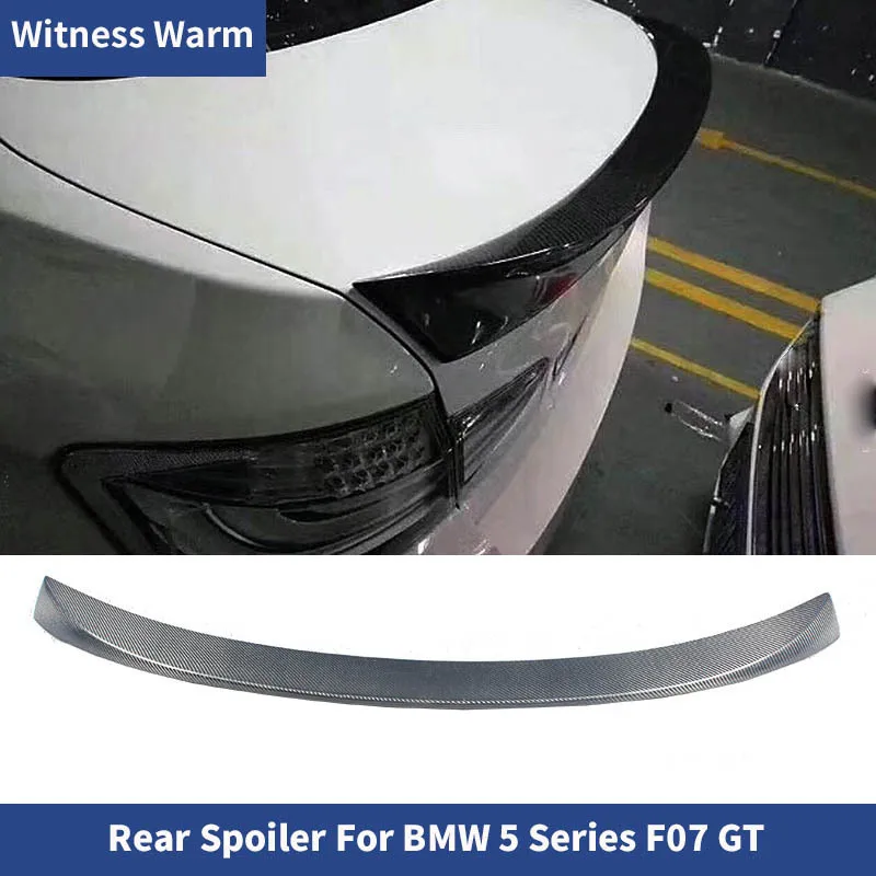 for Bmw F07 5 Series Gt Carbon Fiber Rear Wing Trunk Lip Spoiler 530d 535d 535i 550i car Body Kit 2010-2016