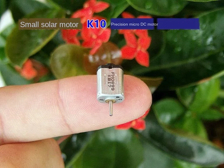 

30PCS DC 2V 6 * 8MM 19500RPM Solar Small Motor Miniature Precision DC Motor K10 Camera Micro Motor