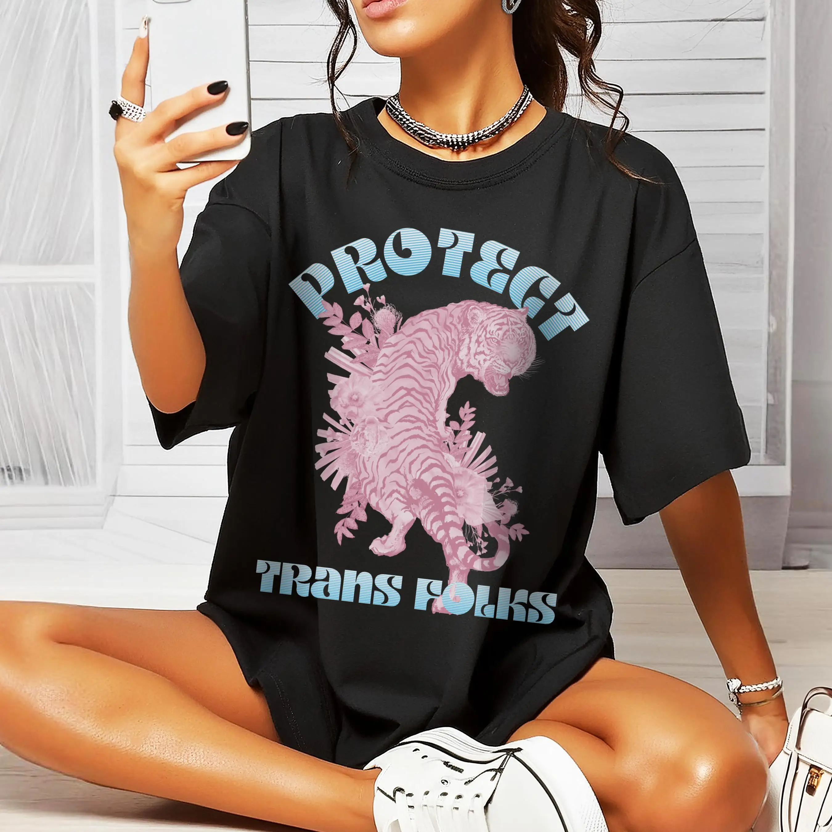 

Protect Trans Folks T Shirt Comfort Colors Youth Legislation Rights Are Human Ally
