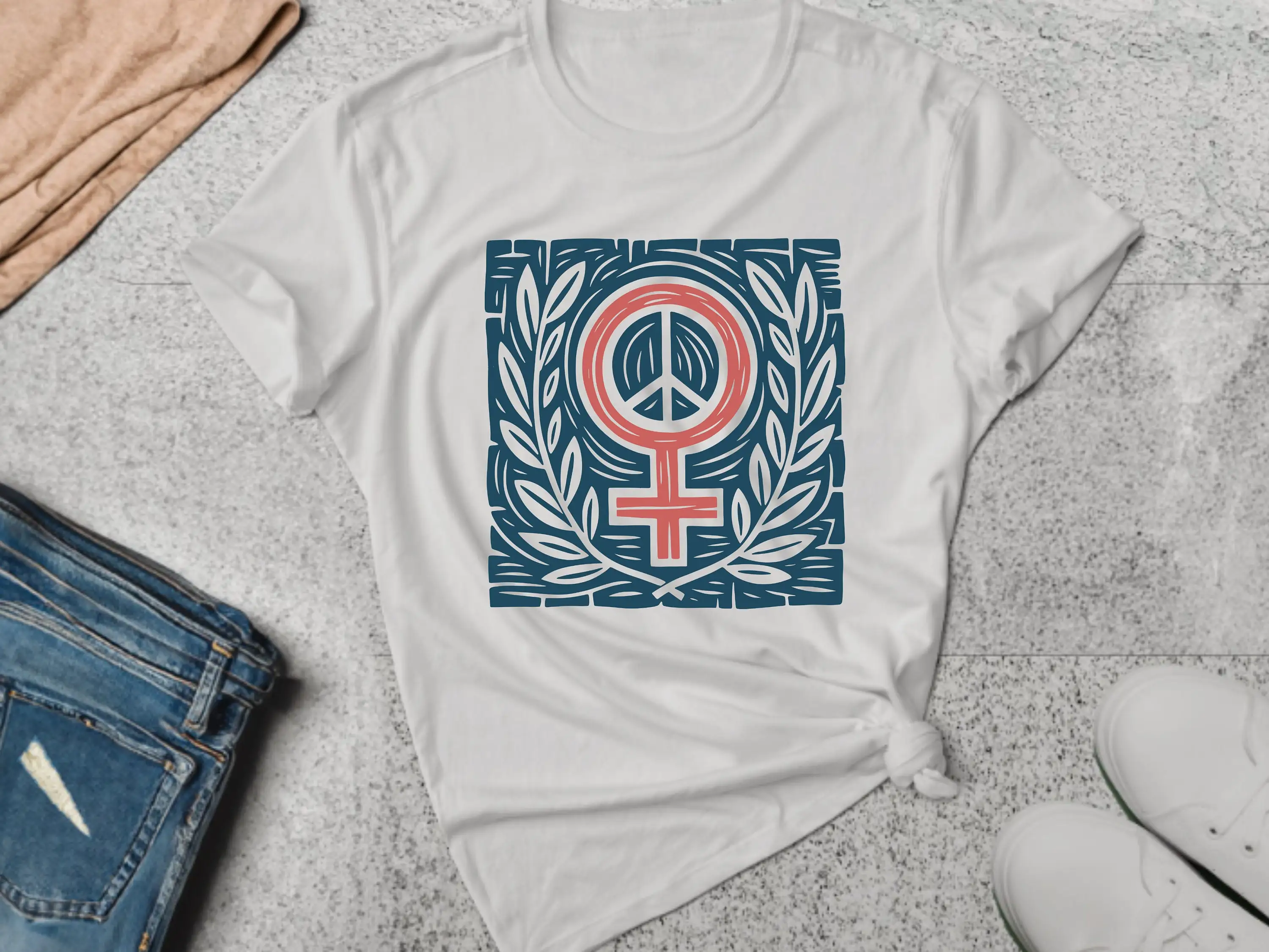 Empowerment T Shirt Feminist Feminism Peace Women Empower