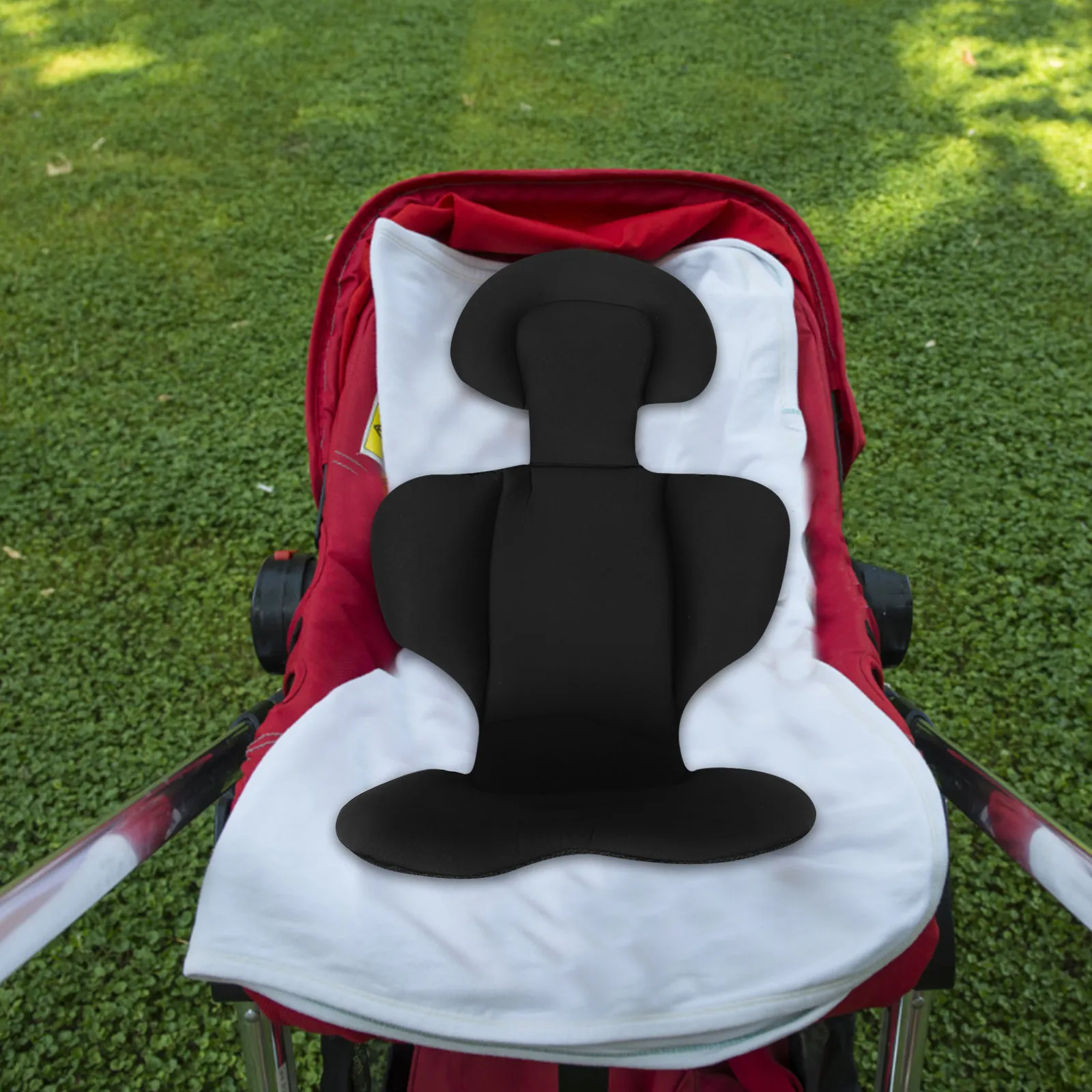Universal Stroller Seat Liner Cushion Insert for Newborns Soft Polyester Comfort Support Pad Fits Most Strollers High Chairs Car