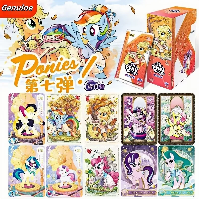 

100%Genuine Kayou Anime My Little Pony Card Friendship Eternal Card Huiyue Pack Cute Funny Party Princess Collect Card Toy Gift