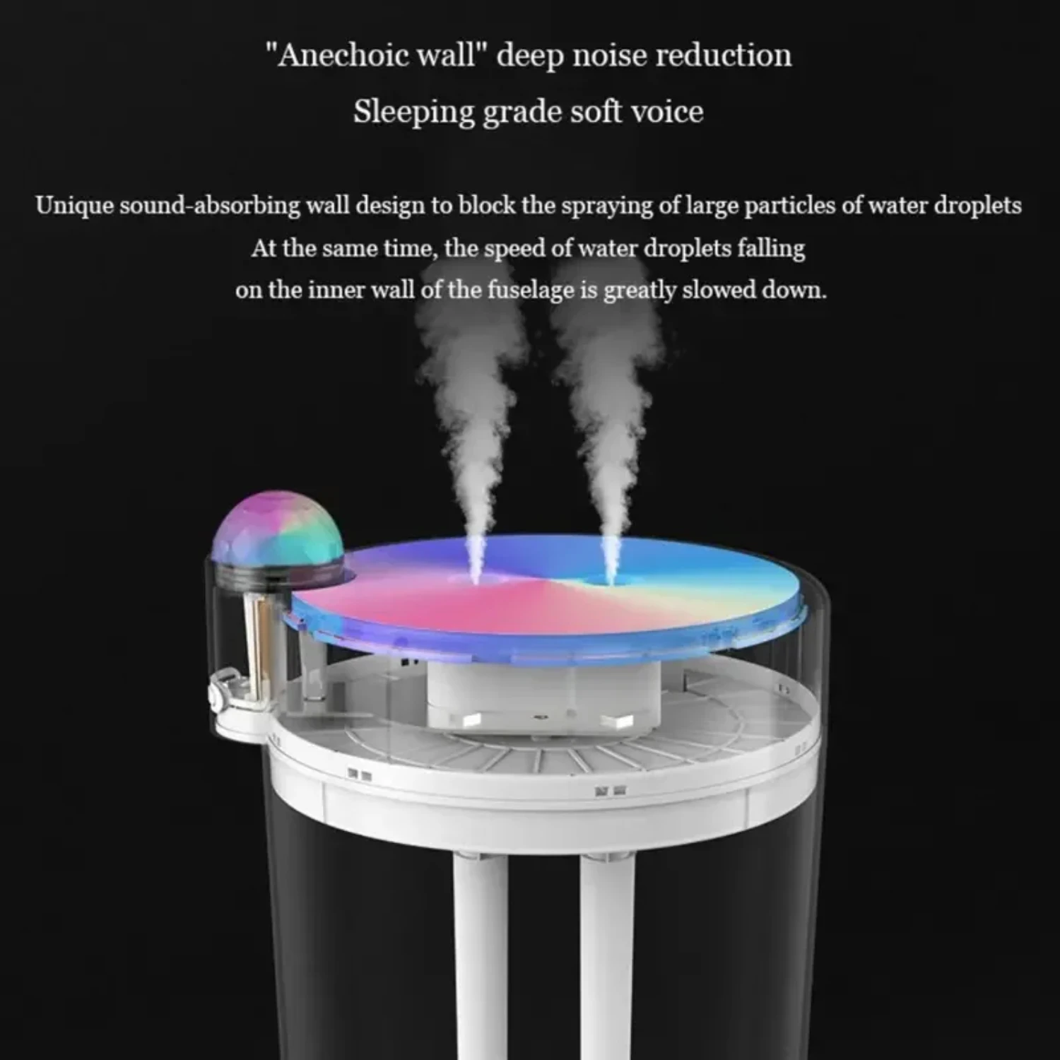 Humidificador de aire ultrasónico de gran capacidad, fabricante de niebla fría de 2000Ml para mejorar la calidad del aire y la humedad de la habitación, nuevo